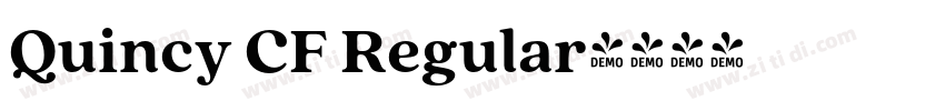Quincy CF Regular字体转换